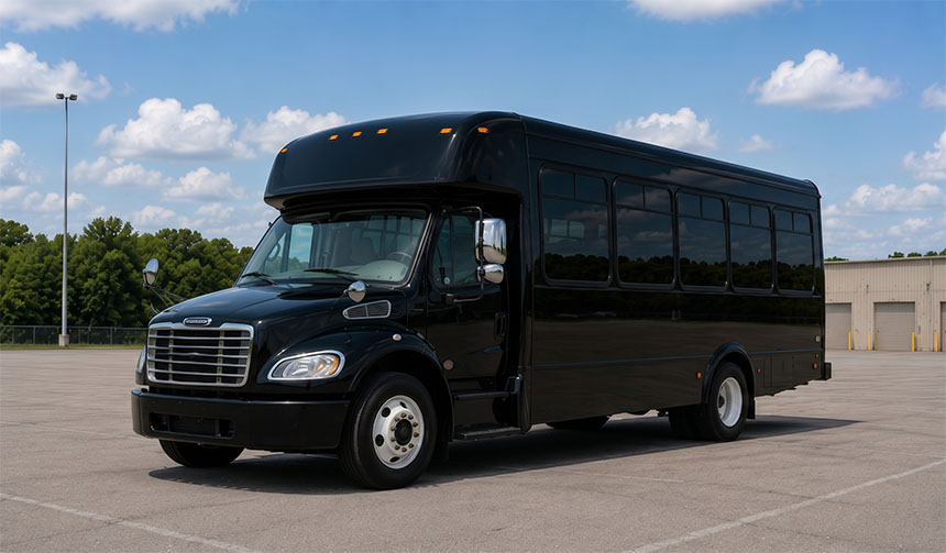 18-passenger minibus available for charter in Rochester, MN